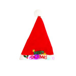 GORRO NAVIDEÑO CON LUZ 37*28CM (PQTX12)