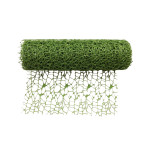 MALLA NAVIDEÑA NIDO DE PAJARO VERDE 24CM*5Y