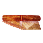 MALLA NAVIDEÑA ESPEJO ROJA/DORADA 52*10Y