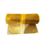 MALLA NAVIDEÑA ESPEJO DORADA 26*10Y