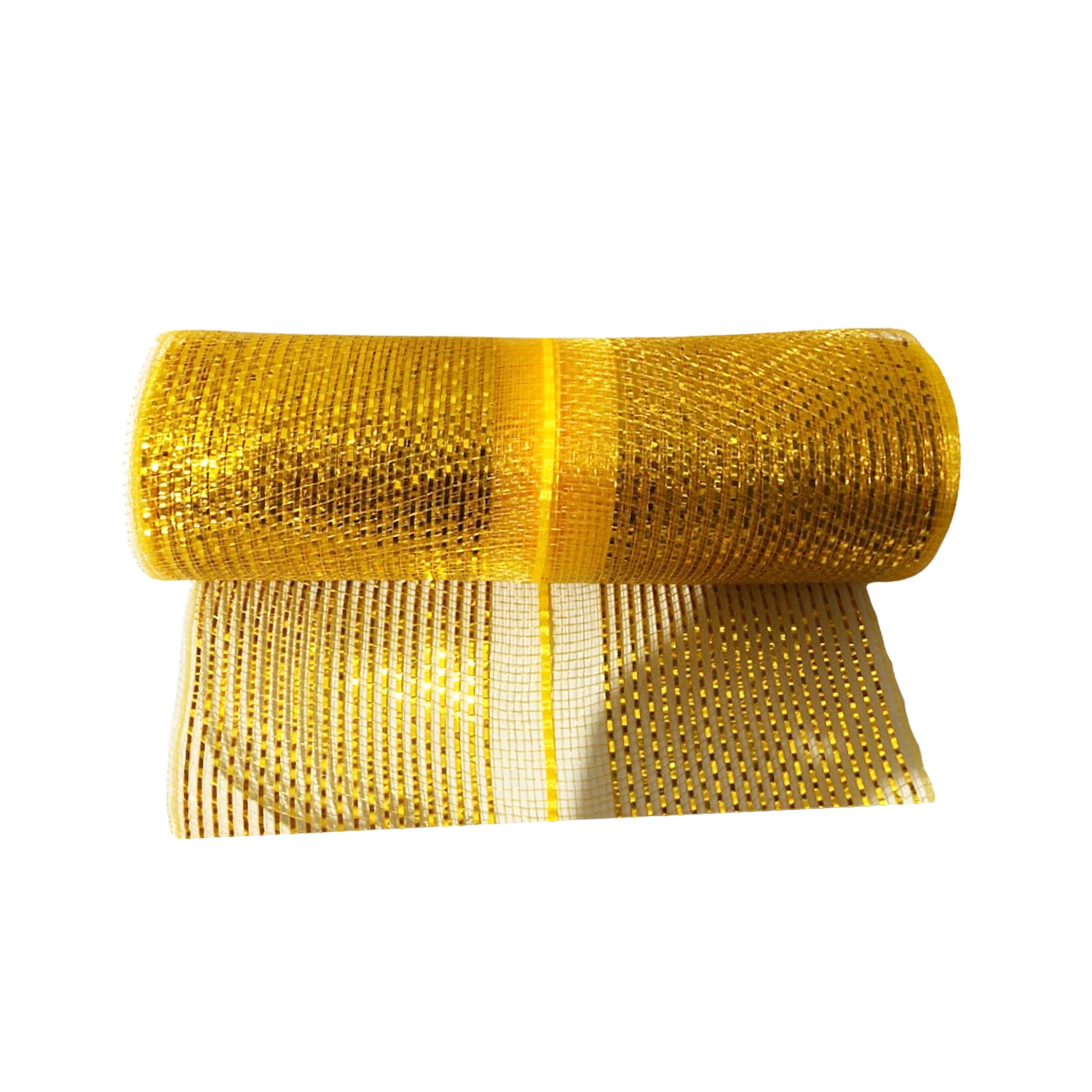 MALLA NAVIDEÑA ESPEJO DORADA 26*10Y