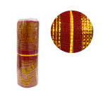 MALLA NAVIDEÑA ESPEJO ROJA/DORADA 26*10Y