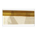 MALLA NAVIDEÑA TRADICIONAL DORADA 52CM*10Y
