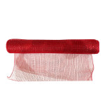 MALLA NAVIDEÑA TRADICIONAL ROJA 52CM*10Y