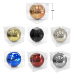 BOLA NAVIDEÑA BRILLANTE SURTIDA 25CM