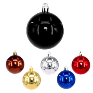 BOLA NAVIDEÑA BRILLANTE SURTIDA 30CM