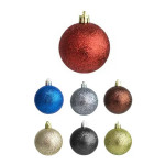 BOLA NAVIDEÑA ESCARCHADA SURTIDA 20CMº