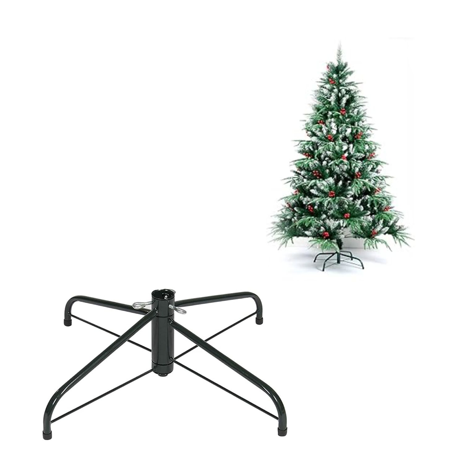 BASE METALICA PARA ARBOL 40CM