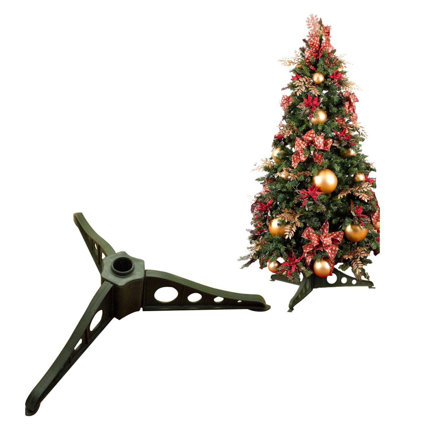 BASE PLASTICA PARA ARBOL DE 1.5M