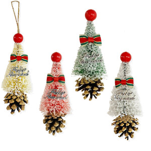 ADORNO ARBOL NAVIDEÑO 13CM