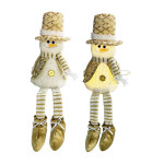 ADORNO MUÑECO DE NIEVE CON LUZ