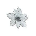 FLOR NAVIDEÑA BLANCA 25CM (BJX120)