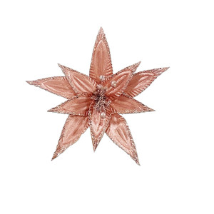 FLOR NAVIDEÑA PALO ROSA 35CM (BJX80)