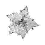 FLOR NAVIDEÑA BLANCA 30CM (BJX100)