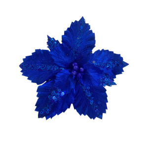 FLOR NAVIDEÑA AZUL (BJX80)