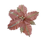 FLOR NAVIDEÑA PALO ROSA (BJX80)