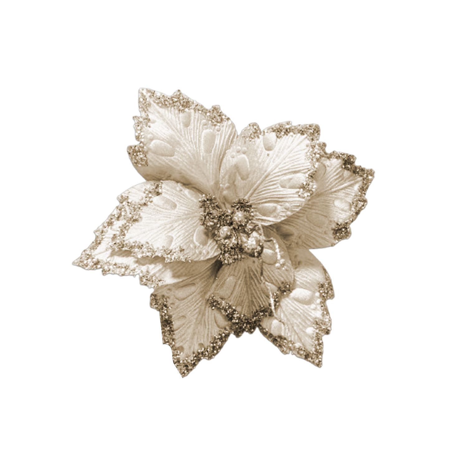 FLOR NAVIDEÑA CHAMPAÑA (BJX80)