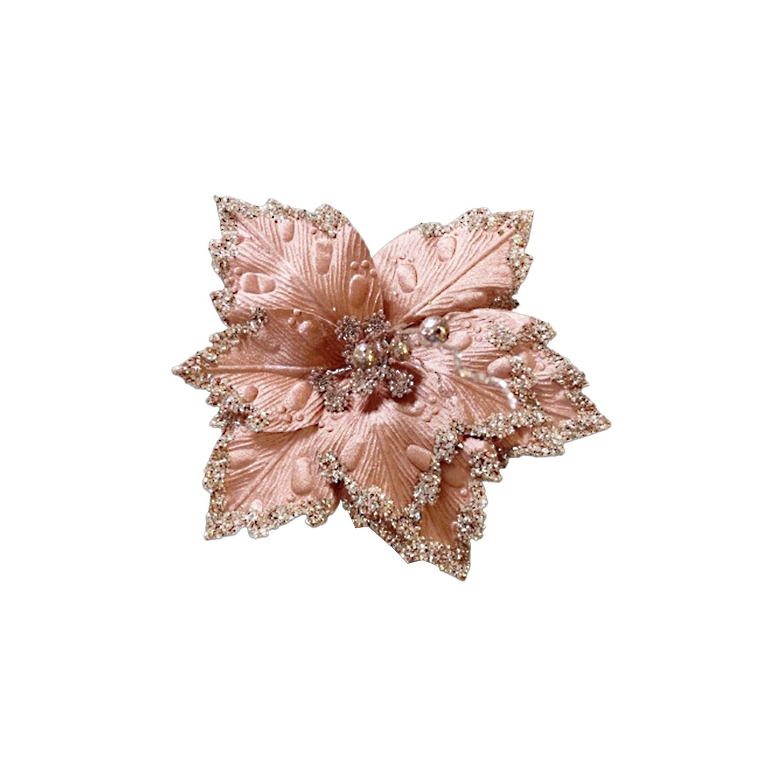 FLOR NAVIDEÑA PALO ROSA (BJX80)