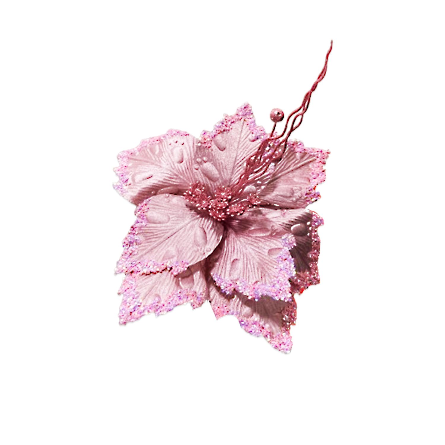 FLOR NAVIDEÑA ROSADA (BJX80)