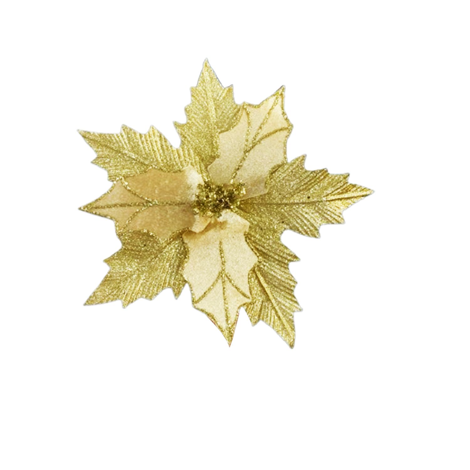 FLOR NAVIDEÑA DORADA (BJX80)