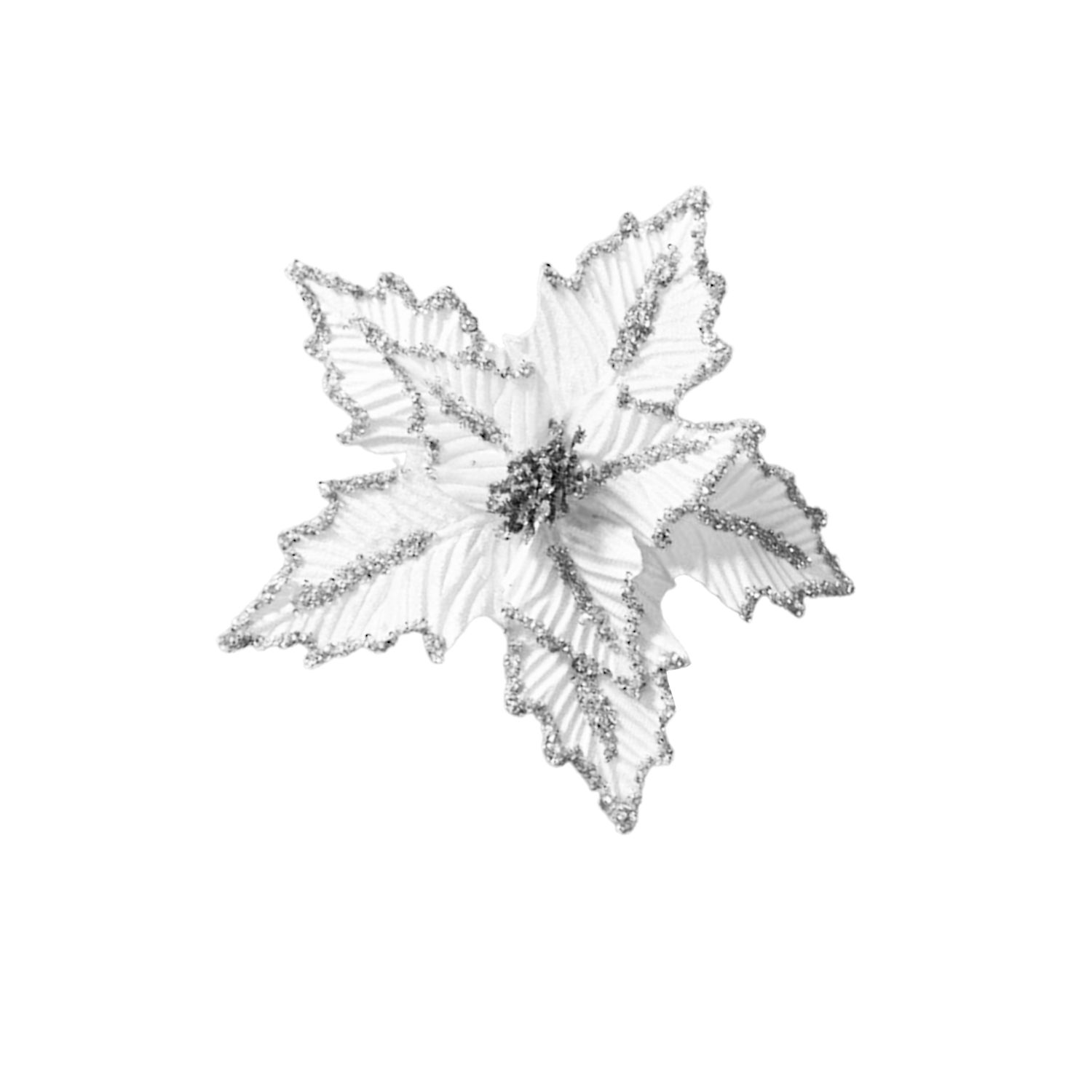 FLOR NAVIDEÑA BLANCA 33CM (BJX80)