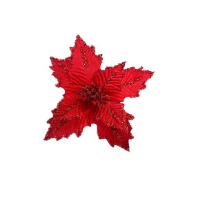 FLOR NAVIDEÑA ROJA 33CM (BJX80)