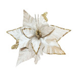 FLOR NAVIDEÑA CHAMPAÑA 55CM (BJX40)