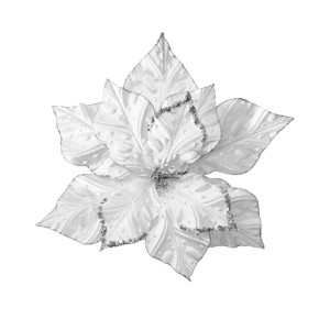 FLOR NAVIDEÑA BLANCA 37CM (BJX80)