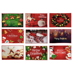 TAPETE NAVIDEÑO SURTIDO 38*58CM