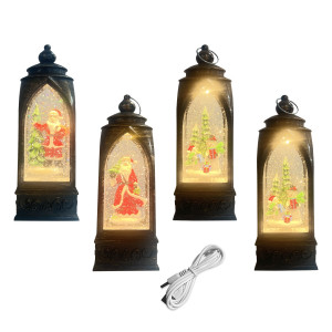 FAROL NAVIDEÑO LUZ Y SONIDO (USB Y PILA)