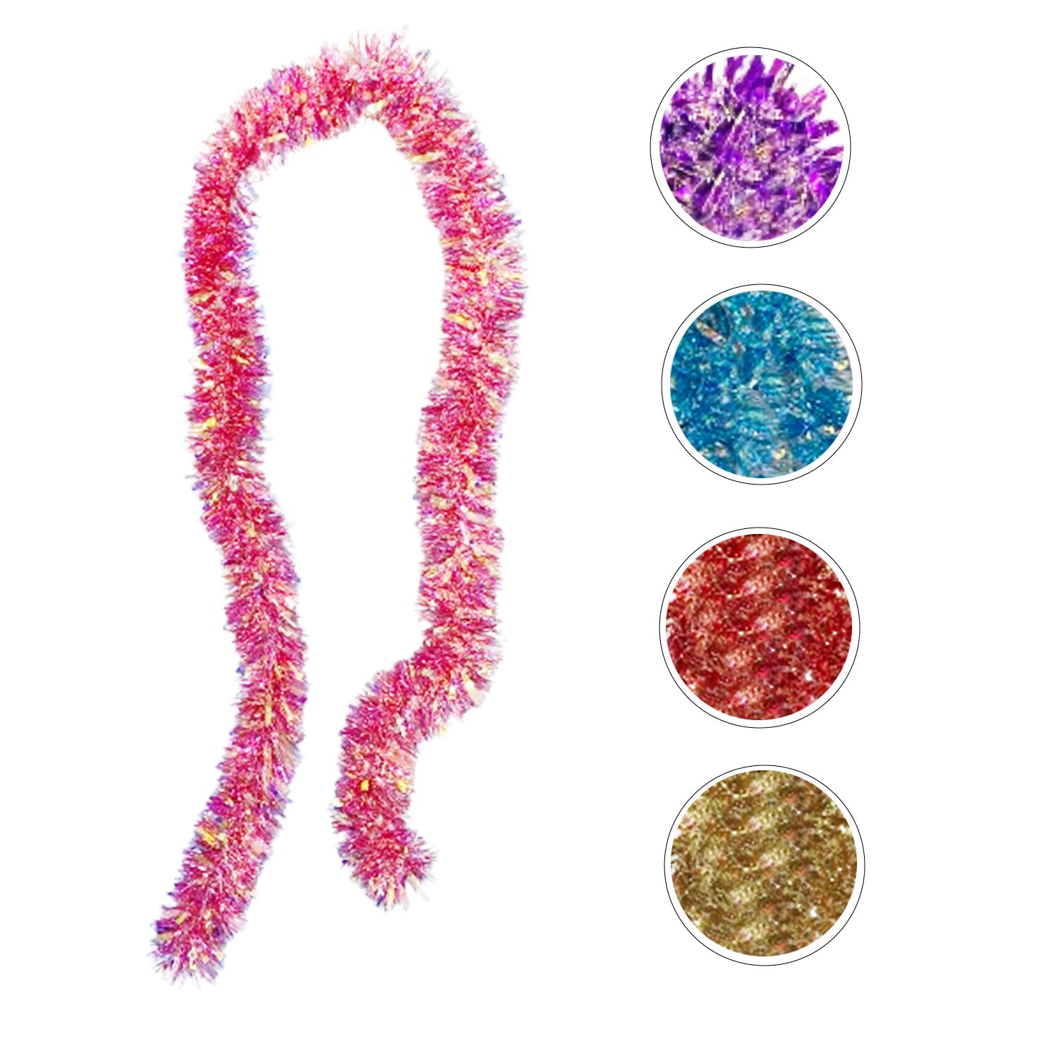 GUIRNALDA NAVIDEÑA BRILLANTE 9CM*2M