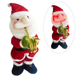 MUÑECO PAPA NOEL BAILARIN (PILA)