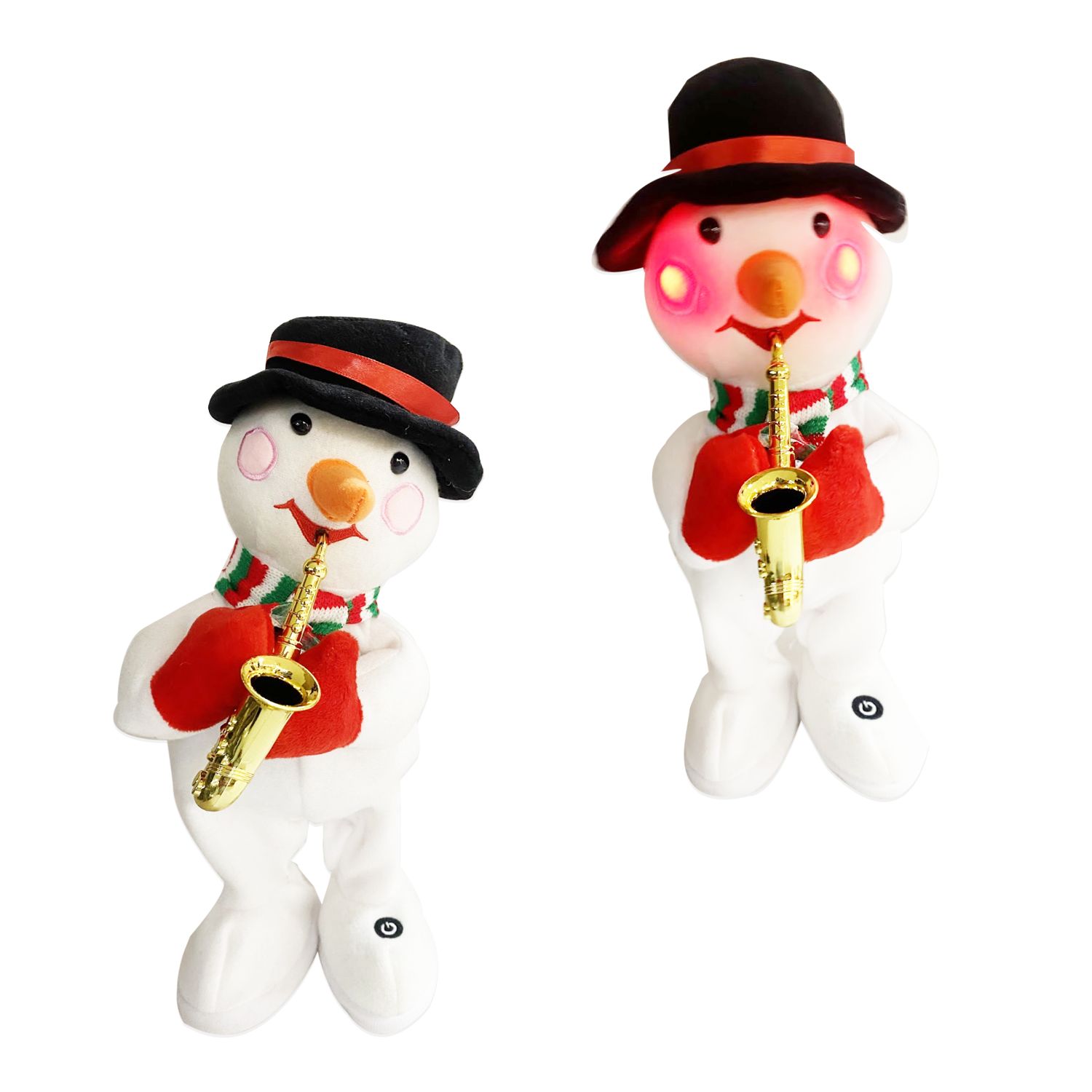 MUÑECO DE NIEVE NAVIDEÑO BAILARIN (PILA)