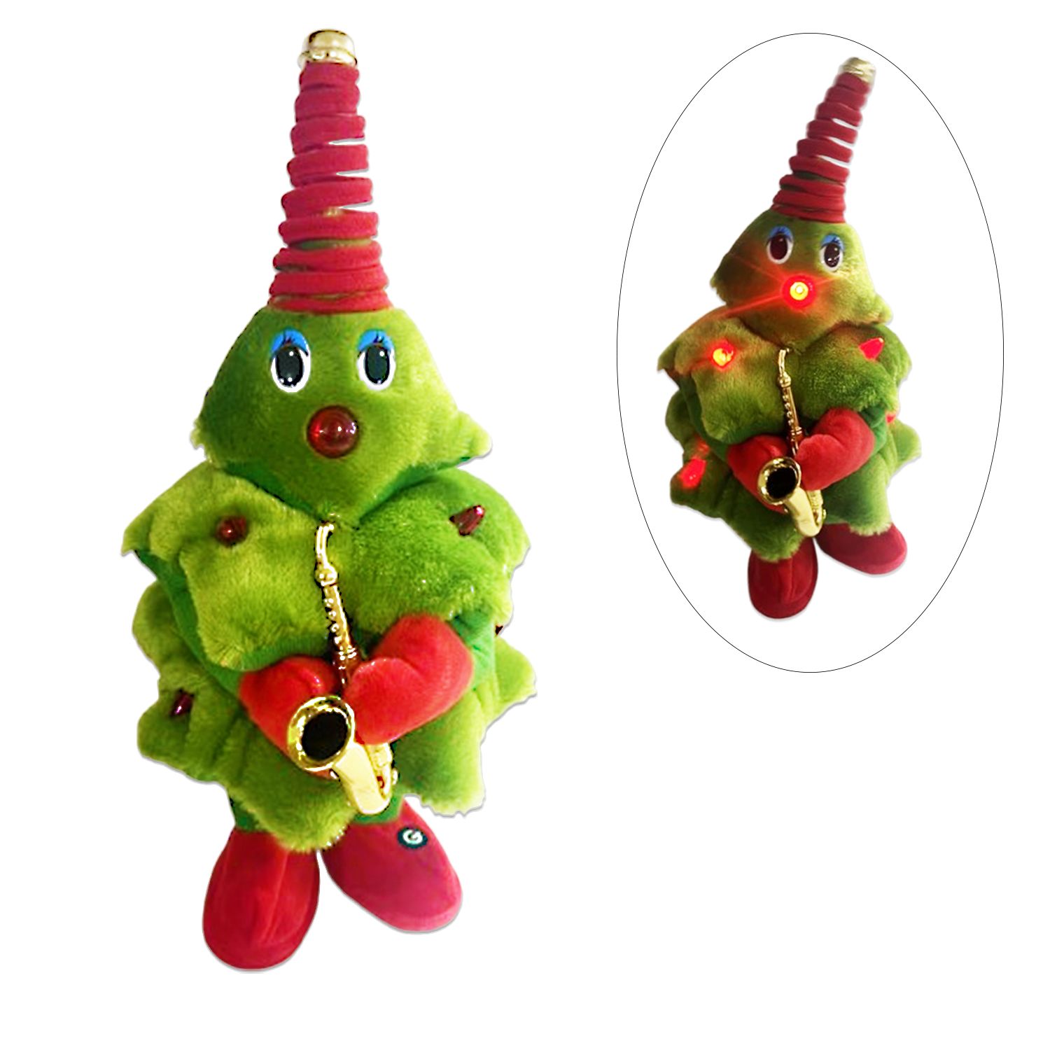 MUÑECO ARBOL NAVIDEÑO BAILARIN (PILA)