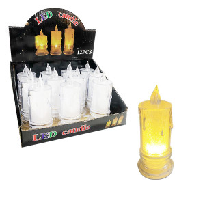 VELA NAVIDEÑA LUZ CALIDA (CJX12)