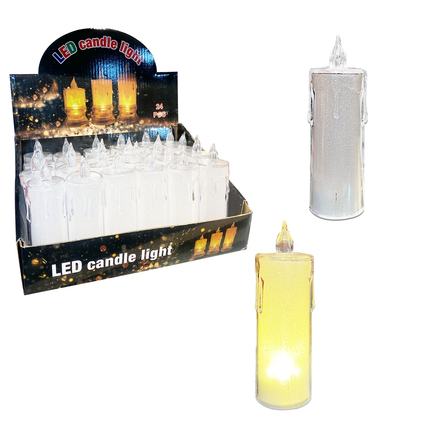 VELA NAVIDEÑA LUZ CALIDA (CJX24)