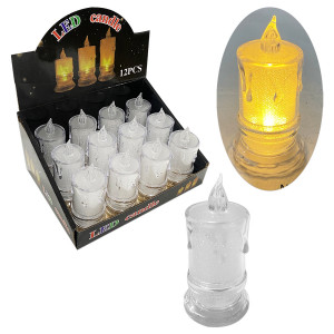 VELA NAVIDEÑA LUZ CALIDA (CJX12)