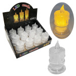 VELA NAVIDEÑA LUZ CALIDA (CJX12)