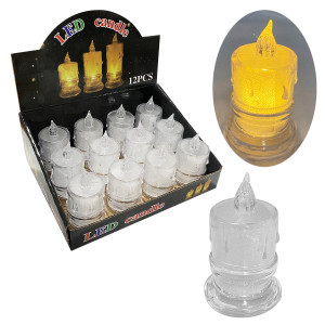 VELA NAVIDEÑA LUZ CALIDA (CJX12)