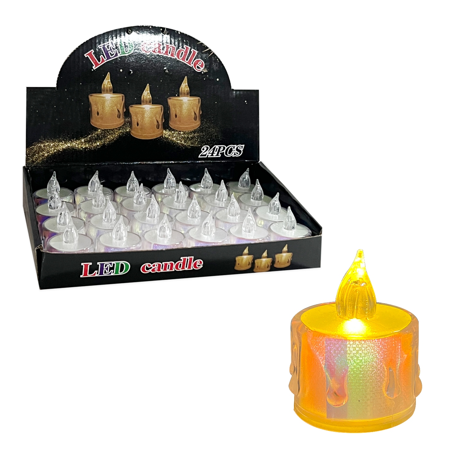 VELA TORNASOL NAVIDEÑA LUZ CALIDA (CJX24)