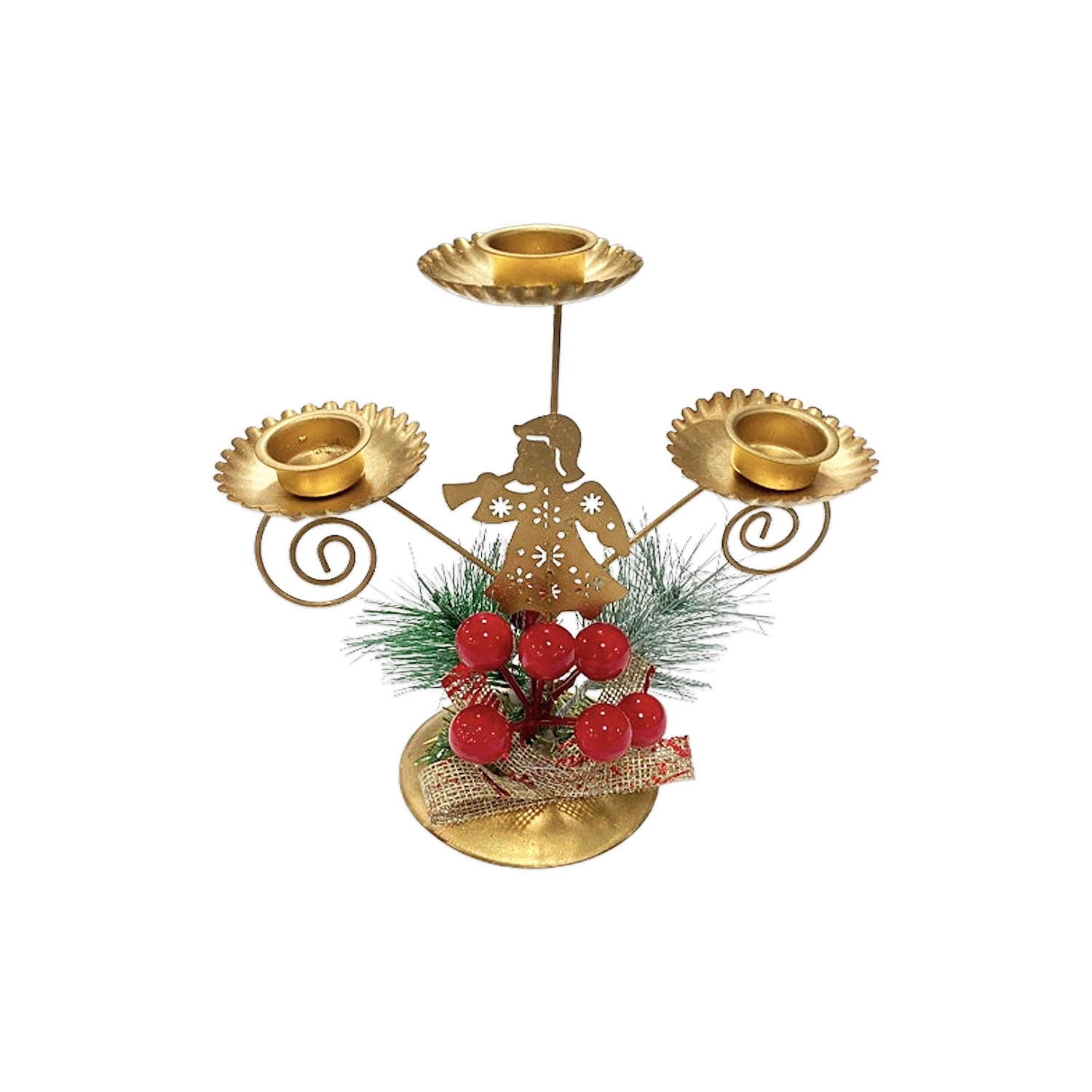 ADORNO CANDELABRO NAVIDEÑO