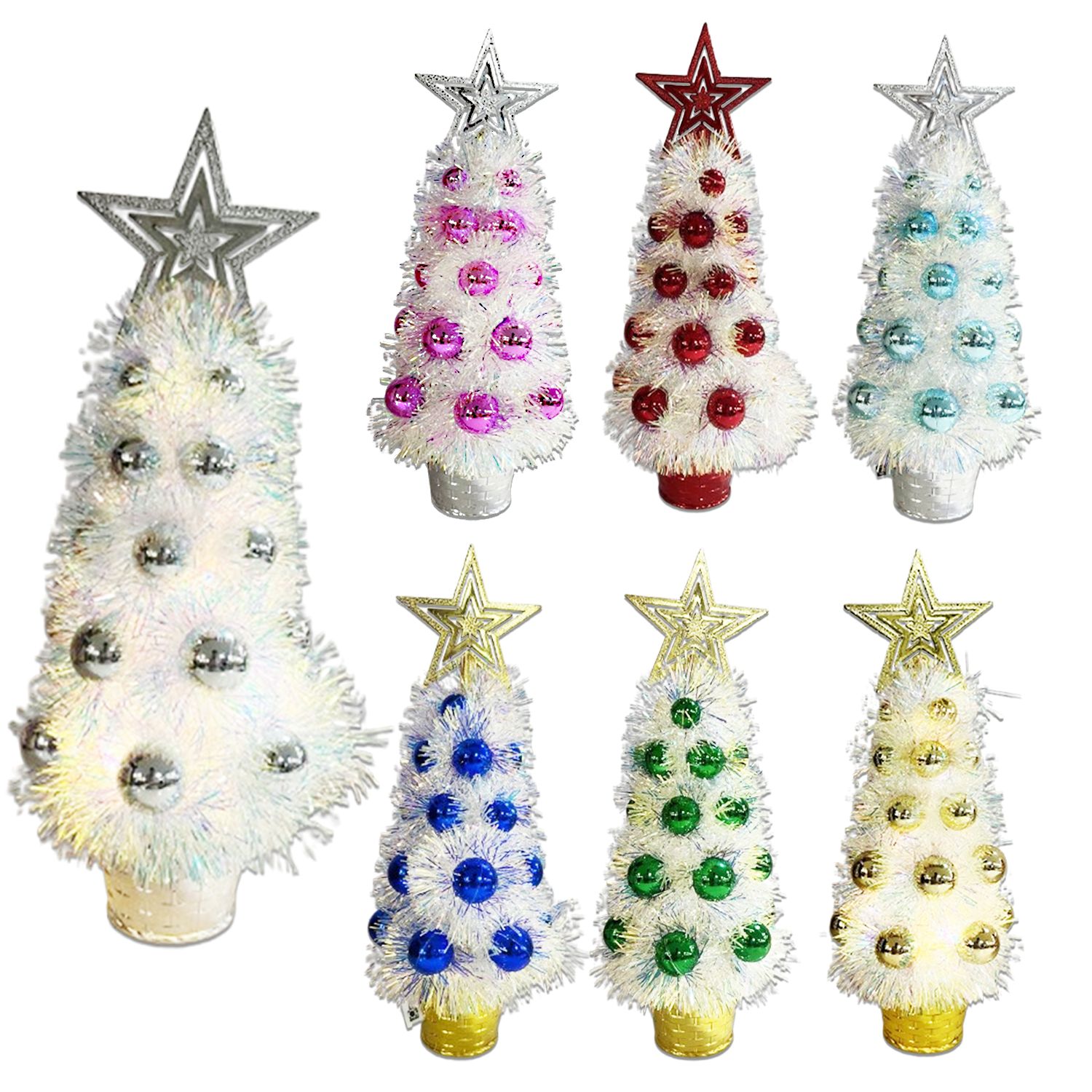 ADORNO ARBOL NAVIDEÑO CON LUZ 41CM