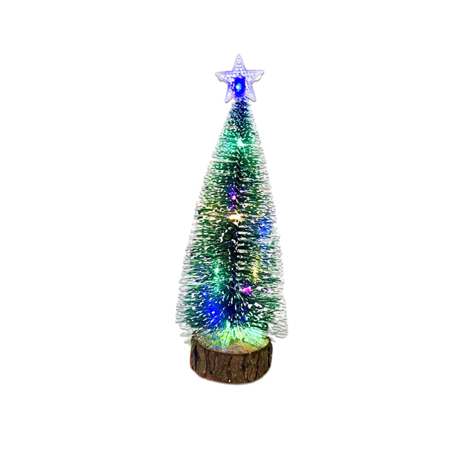 ADORNO ARBOL NAVIDEÑO 20CM CON LUZ