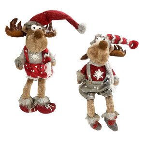 RENO PELUCHE NAVIDEÑO