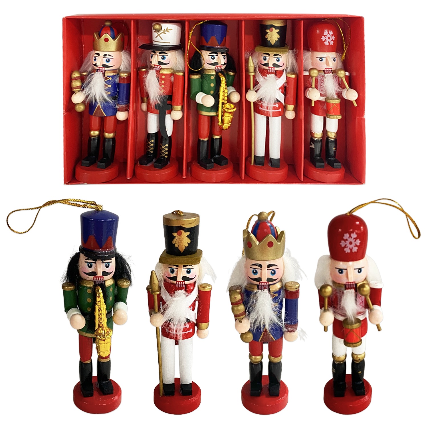 ADORNO CASCANUECES NAVIDEÑO X5