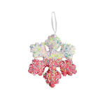 COLGANTE COPO DE NIEVE NAVIDEÑO