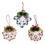 COLGANTE NAVIDEÑO COPO DE NIEVE