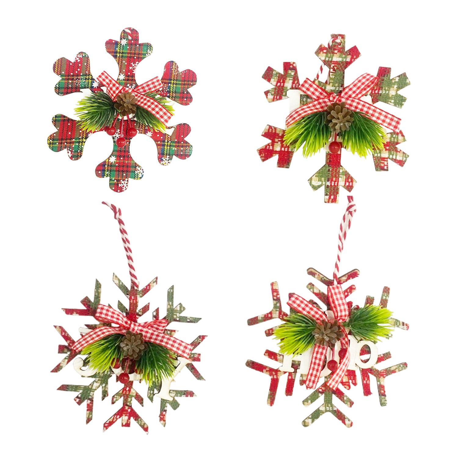 COLGANTE NAVIDEÑO COPO DE NIEVE