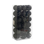 BOLA NAVIDEÑA NEGRA 4CM X36