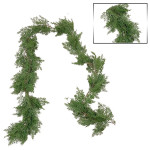 GUIRNALDA VERDE ALAMBRADA 260*20CM